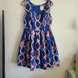 Modcloth Vintage Inspired Cocktail Dress In Size L